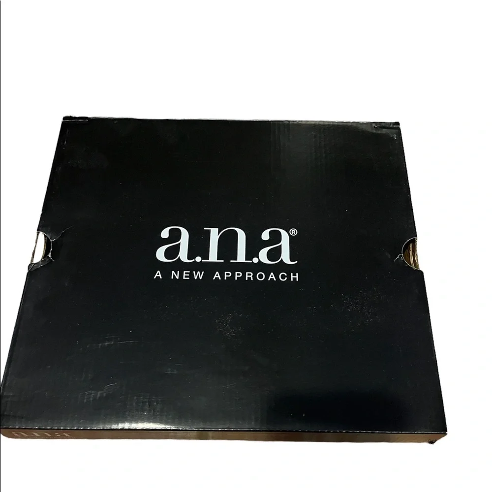 a.n.a platform shoes in black suede